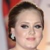 Adele, cérémonie des Brit Awards, à Londres le 15 février 2011