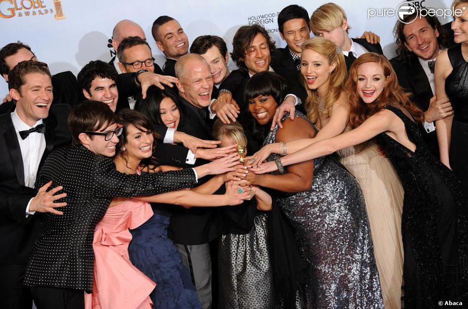Golden Globe De La Meilleure Série Télévisée Musicale Ou Comique Tout le casting de Glee et leur Golden Globes 2011 de la meilleure