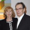 Dean Tavoularis et son épouse Aurore à la galerie parisienne Catherine Houard, lors de l'exposition "Magicien d'Hollywood, le cinéma dans la peinture, la peinture dans le cinéma". 17/03/2011