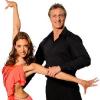 David Ginola et sa danseuse Sylvia
