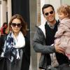 Jessica Alba, Cash Warren et Honor à Beverly Hills, le 19 mars 2011.