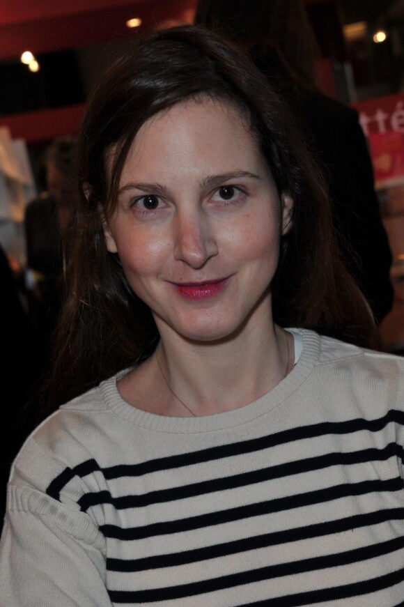 Justine Lévy au Salon du Livre, à Paris, le week-end du 19 et 20 mars 2011.