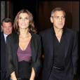 Elisabetta et son compagnon George Clooney en septembre 2010.