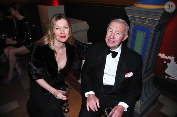 Sir Terence Conran et sa fille Sophie au bicentenaire de la Maison Perrier-Jouët, à Paris, le 21 mars 2011.