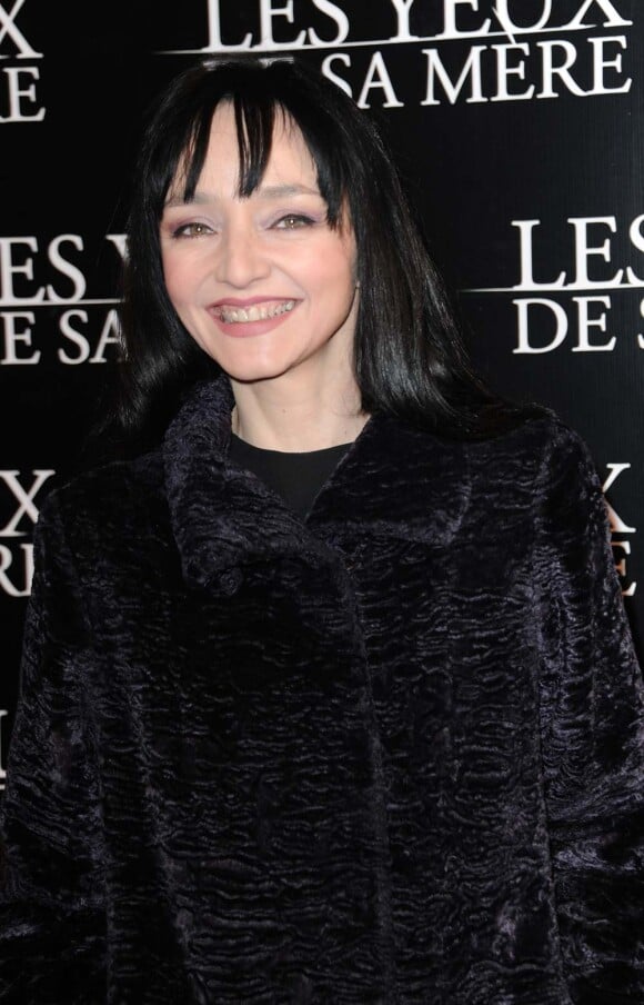 Avant-première Les Yeux de sa mère, à Paris, le 22 mars 2011 : Maria de Medeiros