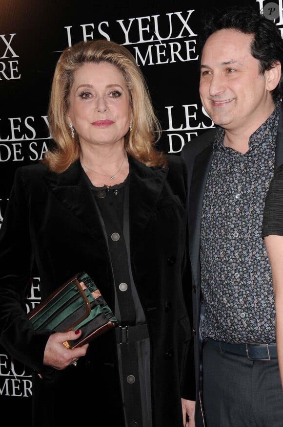 Avant-première Les Yeux de sa mère, à Paris, le 22 mars 2011 : Catherine Deneuve et Thierry Klifa