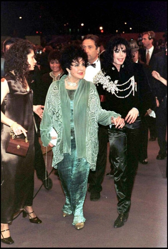 Elizabeth Taylor et Michael Jackson, Los Angeles, le 17 février 1997