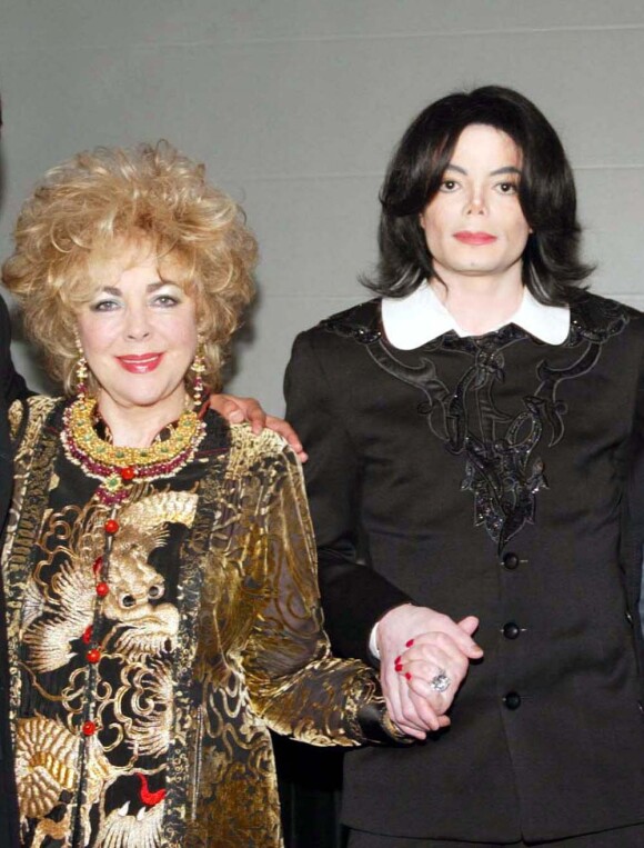 Elizabeth Taylor et Michael Jackson, Los Angeles, le 25 février 2002