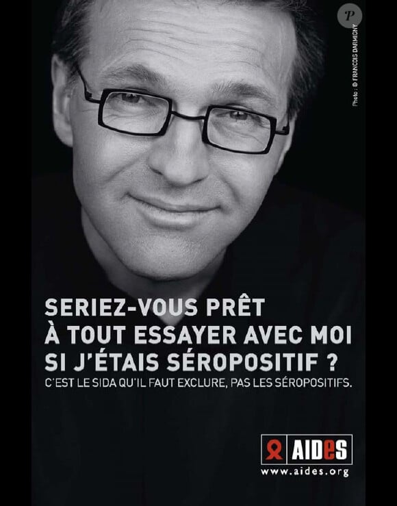La campagne Aides de 2006 avec Laurent Ruquier.