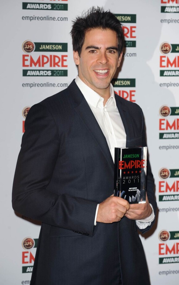 Eli Roth lors des Jameson Empire Film Awards, au Grosvenor House Hotel, à Londres, le 27 mars 2011.