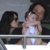 Le jeune retraité des courts Carlos Moya et sa ravissante compagne Carolina Cerezuela assistaient, le 3 mars 2011, à la victoire de Novak Djokovic dans le Masters 1000 de Miami, avec leur petite fille de 7 mois, Carla.