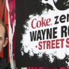 Wayne Rooney en tournage d'une pub Coca