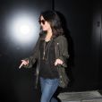 Vanessa Hudgens arrive à West Hollywood le 6 avril 2011