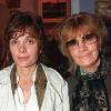 Marie Trintignant et sa mère Nadine, à Paris, le 25 septembre 2001.