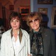 Marie Trintignant et sa mère Nadine, à Paris, le 25 septembre 2001. 