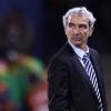 Raymond Domenech le 22 juin 2010 pendant la Coupe du Monde en Afrique du Sud