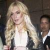 Lindsay Lohan quitte la conférence de presse pour le film Gotti : Three Generations à New York le 12 avril 2011