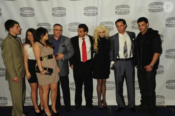 lors de la conférence de presse pour Gotti : Three Generations à New York le 12 avril 2011