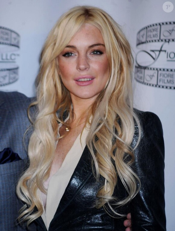Lindsay Lohan lors de la conférence de presse pour Gotti : Three Generations à New York le 12 avril 2011