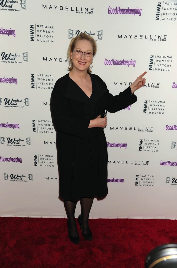 Meryl Streep à la soirée organisée par le magazine Good Housekeeping, à New York, le 12 avril 2011.