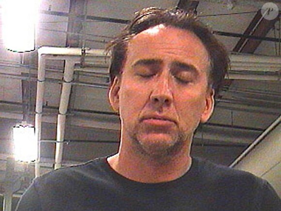 Mugshot de Nicolas Cage après son arrestation à la Nouvelle-Orléans en avril 2011