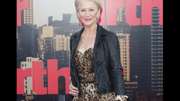 Helen Mirren, 65 ans : En léopard et cuir, elle est encore une fois bluffante !