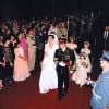 Rania et Abdullah de Jordanie célèbrent leur mariage. Jordanie, 10 juin 1993