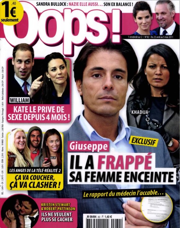 Giuseppe en couverture de Oops