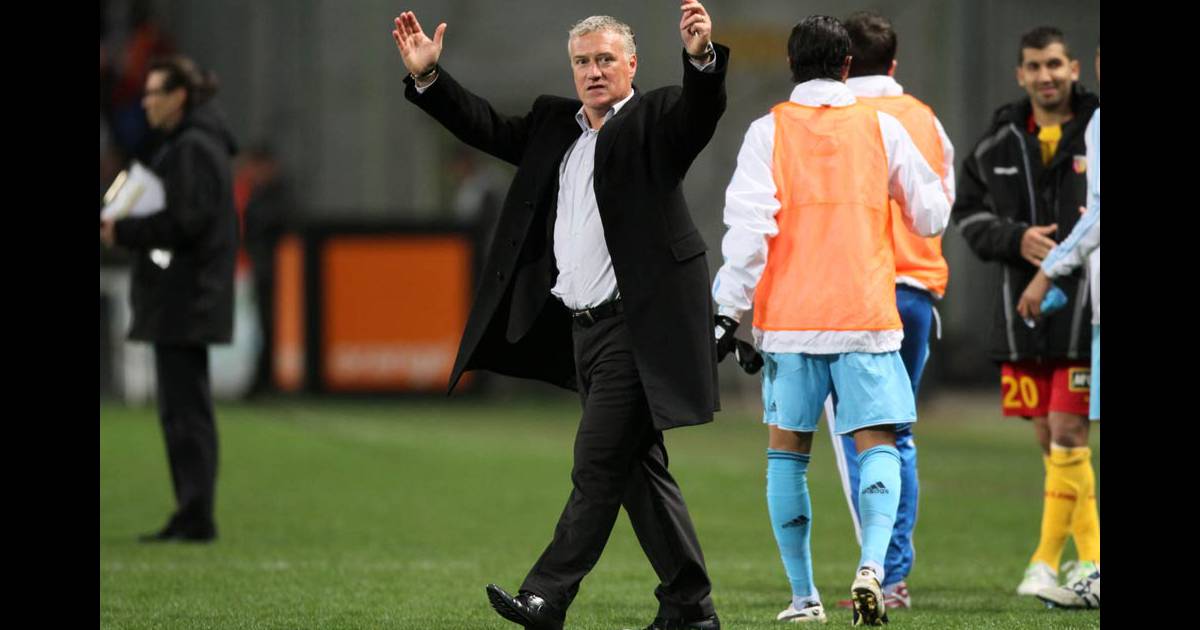 Didier Deschamps au Vélodrome de Marseille le 3 avril 2011 ...