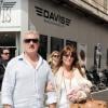 Didier Deschamps et son épouse Claude, rencontrée il y a près de 25 ans, lors d'une promenade à Cannes, le 5 avril 2011.
