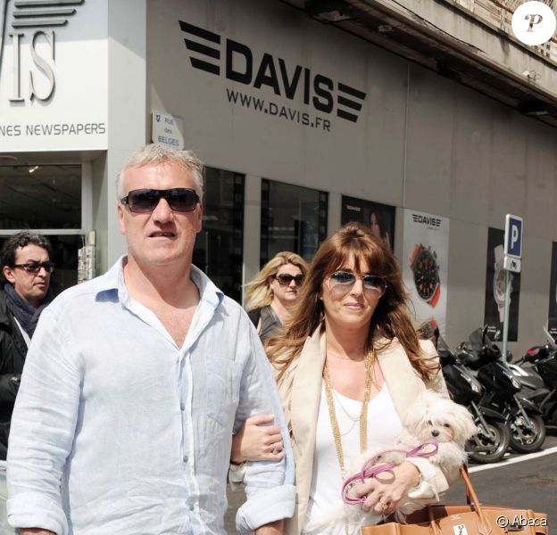 didier deschamps promenade en amoureux avec claude au soleil de cannes purepeople