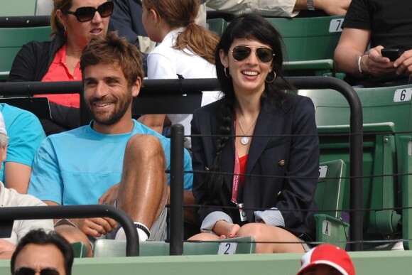 Nolwenn Leroy et Arnaud Clément, amoureux à Roland Garros.