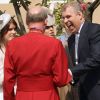 A l'occasion de la messe pascale donnée le 24 avril 2011 en la chapelle Saint-George à Windsor, le prince Andrew, duc d'York, accompagné par ses filles Eugenie et Beatrice, a plaisanté avec le révérend Conner !