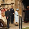 Au cours du week-end pascal 2011, où elle a assisté à une messe du révérend David Conner à Windsor (photo), la reine Elizabeth s'est déplacée à Avening, dans le Gloucestershire, pour le baptême de la petite Savannah, son premier arrière-petit-enfant.
