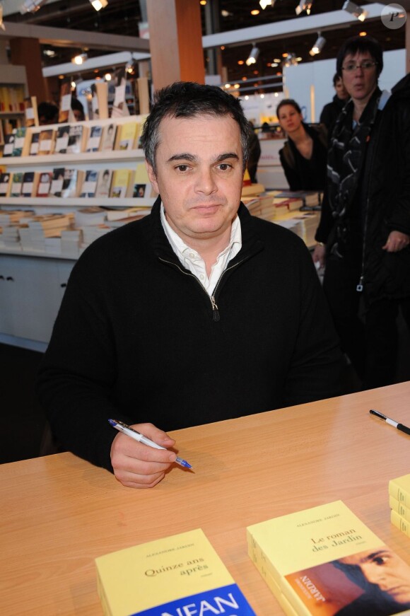 Alexandre Jardin lors du salon du livre en mars 2011
