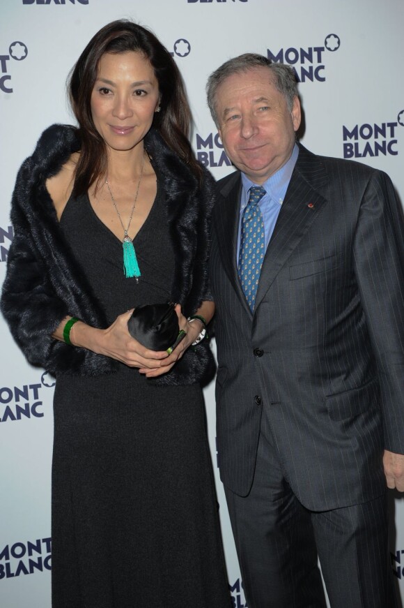 Michelle Yeoh et Jean Todt étaient eux-aussi de la partie. Paris, 28 avril 2011
 