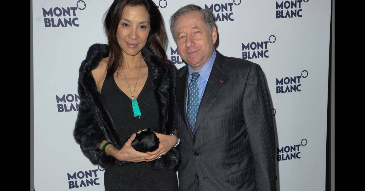Michelle Yeoh et son compagnon Jean Todt prennent la pose pour la ...