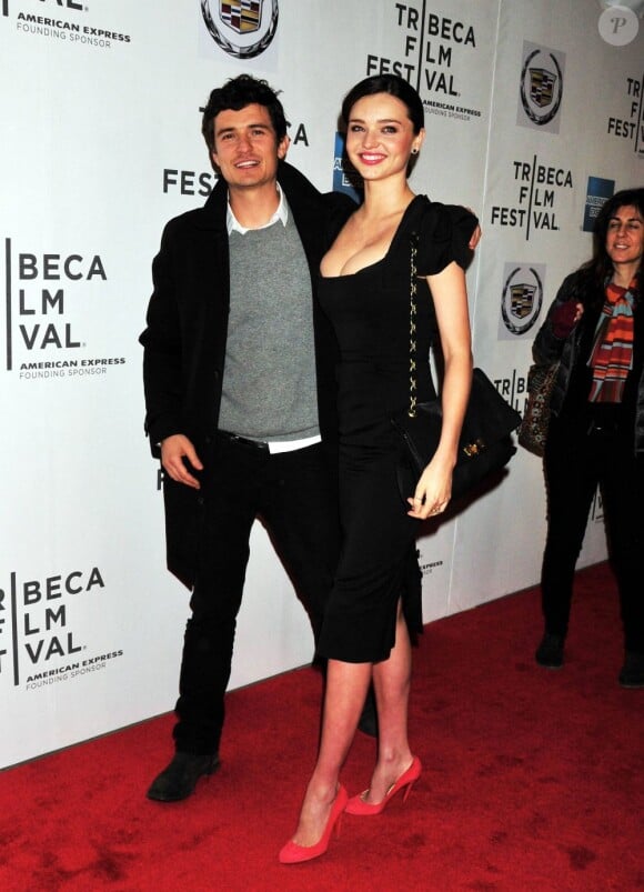 Orlando Bloom et Miranda Kerr lors de l'avant première du film "The Good Doctor" à New York le 22 avril 2011