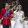 Kate Middleton et le prince William, le jour de leur mariage, le 29 avril 2011.