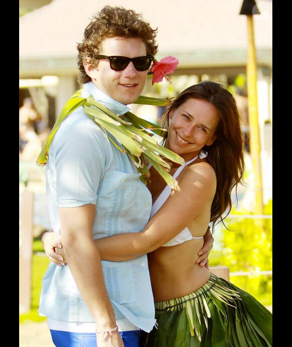 Jennifer Love Hewitt et son ex-compagnon le réalisateur américain Alex Beh à Hawaï en janvier 2011
