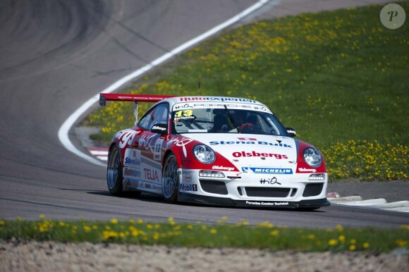 Carl Philip à la Porsche Cup, à Helsingborg, le 7 mai 2011.