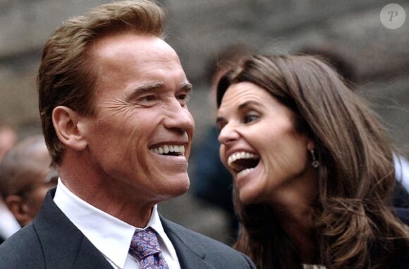 Arnold Schwarzenegger et Maria Shriver, à Los Angeles, en novembre 2006.