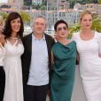 Linn Ullmann, Martina Gusman, Robert de Niro (président) Nansun Shi et Uma Thurman membres du jury du 64e festival de Cannes le 11 mai 2011