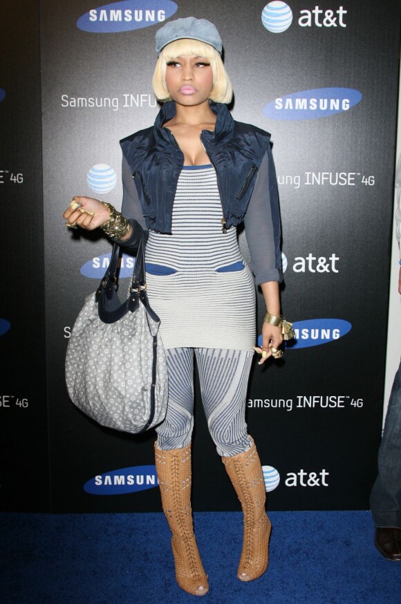 Nicki Minaj à la soirée Samsung 4G, le 12 mai à Los Angeles