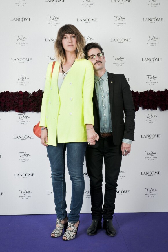 Daphné Bürki et Gunther Love lors de la soirée Lancôme organisée le 9 mai 2011 à Paris