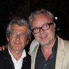 Michel Boujenah et Olivier Baroux lors de la soirée Canal + organisée à Cannes, le vendredi 13 mai 2011.