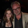Olivier Baroux et sa fille lors de la soirée Canal + organisée à Cannes, le vendredi 13 mai 2011.