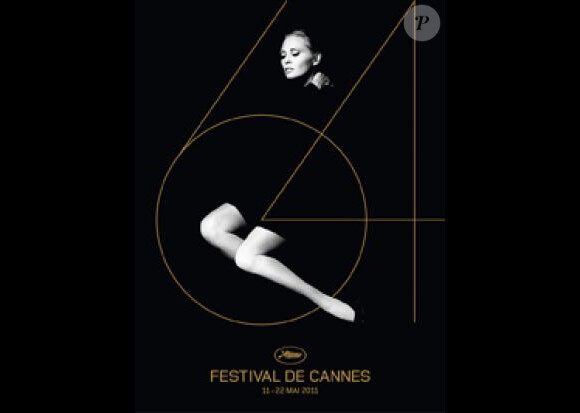 Faye Dunaway sur l'affiche officielle du 64e festival de Cannes
