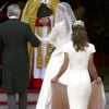Pippa Middleton a magnifiquement joué son rôle de demoiselle d'honneur lors du mariage princier de sa soeur Kate. Londres, 29 avril 2011