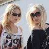 Ornella Muti et sa fille Carolina Rivelli arrivant à Rome le 19 mai 2011.